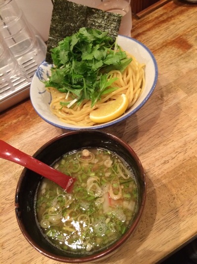 パクチーつけ麺.JPG